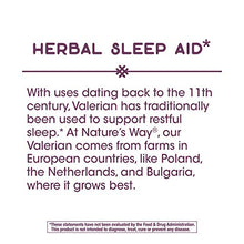 Load image into Gallery viewer, Nature’s Way Valerian Nighttime, Herbal Sleep Aid, 320 mg per Serving, Gluten-Free, 100 Tablets
