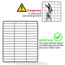 Load image into Gallery viewer, Tespo Pet Playpen, Small Animal Cage Indoor Portable Metal Wire yd Fence for Small Animals, Guinea Pigs, Rabbits Kennel Crate Fence Tent, Black 12 Panels
