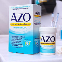 Load image into Gallery viewer, AZO Complete Feminine Balance Daily Probiotics for Women - 30 Count - Clinically Proven to Help Protect Vaginal Health - Clinically Shown to Work in 7 Days*
