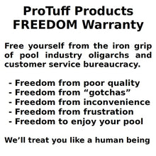 Load image into Gallery viewer, Pool Pole Telescopic 16ft - ProTuff Unlimited Free Replacement - Heavy Duty Locking Design Always Grips, Never Slips - 16 Foot Telescoping Pool Poles for Cleaning - Bonus Equipment: Threaded Adapter
