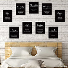 Load image into Gallery viewer, 9 Pieces Inspirational Phrases Wall Art Prints Motivational Sayings Quote Posters Positive Prints Decorations for Teens Adults Living Room Office Classroom College Decoration, Unframed, 8 x 10 Inch

