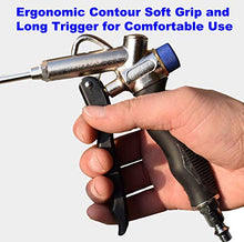 Load image into Gallery viewer, YOTOO 2-Way Air Blow Gun kit with Adjustable Air Flow, Extended Nozzle, High Flow Nozzle and 1/4" NPT Female Quick Plug
