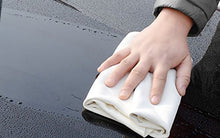 Load image into Gallery viewer, Car Chamois Drying Towel Natural Chamois Cloth for Car Leather Super Absorbent Leather Cleaning Cloth 23.6inchx35.4inch
