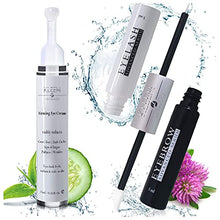 Load image into Gallery viewer, Eyelash Growth Serum for Longer and Fuller Eyelashes + Under Eye Cream Anti Aging Bags &amp; Dark Circle Eye Treatment Bundle
