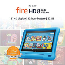 Load image into Gallery viewer, All-new Fire HD 8 Kids Edition tablet, 8" HD display, 32 GB, Blue Kid-Proof Case
