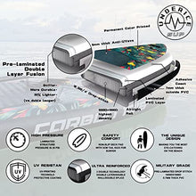 Load image into Gallery viewer, Underice Black Carbon Inflatable Stand Up Paddle Board, 11'33"6" Advanced SUP with Oversize Thick Backpack,9" Super-Easy Fins, 3-Piece Paddle, 10' Strong Safety Leash, Faster Inflate and Deflate Pump
