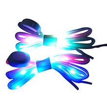Load image into Gallery viewer, MadeComfy LED Shoelaces Light Up Laces 3 Modes 7 Colors Flashing Colorful Shoestrings
