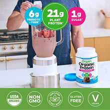 Load image into Gallery viewer, Orgain Organic Protein + Superfoods Powder, Creamy Chocolate Fudge - 21g of Protein, Vegan, Plant Based, 6g of Fiber, No Dairy, Gluten, Soy or Added Sugar, Non-GMO, 2.02 Lb
