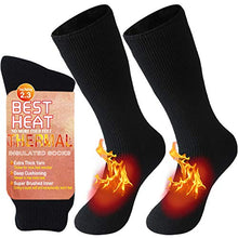 Load image into Gallery viewer, AWLE Thermal Socks Men, Heavy Thermal Thick Heat Trapping Insulated Heated Boot Thermal Fur Socks Comfortable Warm Outdoor Socks for Skiing Extreme Cold Weather Gift 1 Pair
