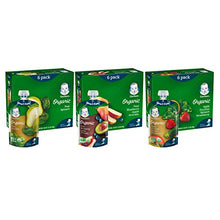 Load image into Gallery viewer, Gerber Purees Organic 2nd Foods Baby Food Fruit &amp; Veggie Variety Pack, 3.5 Ounces Each, 18 Count
