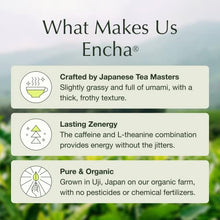 Load image into Gallery viewer, Encha Ceremonial and Culinary Grade Matcha Green Tea - First Harvest Organic Japanese Matcha Green Tea Powder, From Uji, Japan (Organic Culinary, 1 Pound (Pack of 1))
