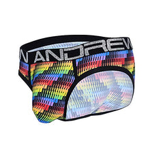Load image into Gallery viewer, Andrew Christian Disco Pride Brief w/ Almost Naked, Multi, X-Large
