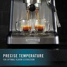 Load image into Gallery viewer, Calphalon BVCLECMP1 Temp iQ Espresso Machine with Steam Wand, Stainless
