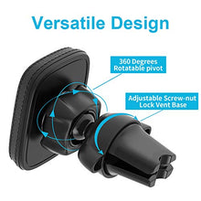 Load image into Gallery viewer, 2 Pack Magnetic Phone Car Mount, APPS2Car Car Phone Holder Mount Magnetic, Built in 6 Strong Magnets, Air Vent Cell Phone Holder for Car with Adjustable Secure Tightening System
