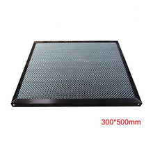 Load image into Gallery viewer, Honeycomb Working Table 300mmx 500mm Customizable Size Work Bed Laser Parts for CO2 Laser Engraver Cutting Machine 11.81x19.69 inch
