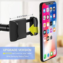 Load image into Gallery viewer, Gooseneck Cell Phone Holder, Universal 360 Flexible Phone Stand Lazy Bracket Mount Long Arms Clamp for Phone 11 Pro Xs Max XR X 8 7 6 6s Plus and Other 3.5~6.5'' Device (Black)
