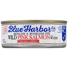 Load image into Gallery viewer, Blue Harbor Fish Co. Wild Pink Salmon in Water No Salt Added - 5 oz Can (Pack of 12)

