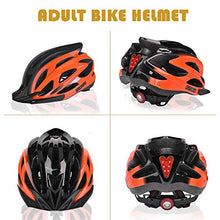 Load image into Gallery viewer, GASACIODS Bike Helmet, CPSC Certified Adjustable Lightweight Bicycle Helmets Specialized Cycling Helmet for Adult Men&amp;Women Road and Mountain Bike with Detachable Visor&amp;Rear LED Light
