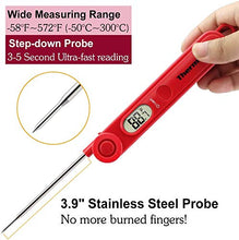 Load image into Gallery viewer, ThermoPro TP03 Digital Instant Read Meat Thermometer Kitchen Cooking Food Candy Thermometer with Backlight and Magnet for Oil Deep Fry BBQ Grill Smoker Thermometer
