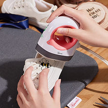 Load image into Gallery viewer, PowerPress Mini Heat Press Machine Easy for T-Shirts, Shoes, Hats, and Small Vinyl Projects (Coral)
