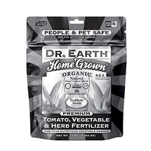 Load image into Gallery viewer, Dr. Earth Organic &amp; Natural MINI Home Grown Tomato, Vegetable &amp; Herb Fertilizer Black Bag ( 1 lbs )

