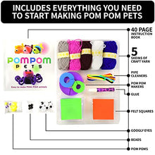 Load image into Gallery viewer, SpiceBox Children's Activity Kits Make &amp; Play Pom Pom Pets, Multi Colors (09919)
