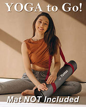 Load image into Gallery viewer, Tumaz Yoga Mat Strap, 2-in-1 Adjustable Sling - Mat Carrier &amp; Stretching Strap (15+ Colors, 2 Sizes Options) with Extra Thick, Durable and Comfy Delicate Texture [Mat NOT Included]
