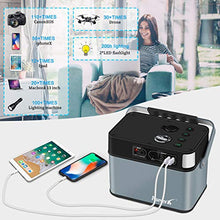 Load image into Gallery viewer, AsperX 500W Portable Generator Lithium 140277mAh Power Station, 505Wh CPAP Backup Battery Pack Power Supply 110V AC Outlet, QC3.0 USB, 12V/24V DC, LED Flashlight for Camping, Home, Emergency
