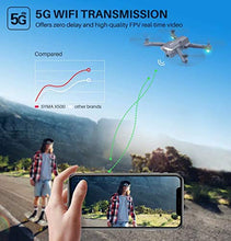 Load image into Gallery viewer, RC Toys, SYMA X500 Foldable GPS Drone with 4K UHD Camera, Quadcopter Helicopter UAV with Brush Motor, Auto Return Home, Follow Me, 28x2 Minutes Flight Time, Long Control Range, Includes Carrying Bag
