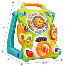 Load image into Gallery viewer, iPlay, iLearn Baby Sit to Stand Walkers Toys, Kids Activity Center, Toddlers Musical Fun Table, Lights and Sounds, Learning, Birthday Gift for 9, 12, 18 Months, 1, 2 Year Olds, Infants, Boys, Girls
