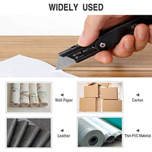 Load image into Gallery viewer, MOSSY OAK 2-pack Folding Pocket Utility Knife Set, Quick Change Blade, Frame Lock, EDC Box Cutter with Belt Clip, Stone Washed
