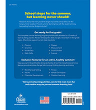 Load image into Gallery viewer, Summer Bridge Activities Workbook—Bridging Grades K to 1 in Just 15 Minutes a Day, Ages 5-6, Reading, Writing, Math, Science, Social Studies, Summer Learning Activity Book With Flash Cards (160 pgs)
