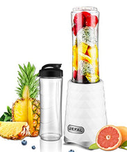 Load image into Gallery viewer, JEFAL Personal Small Blender Smoothie Maker,Portable Juicer Blender Electric High-Speed Mixer with Tritan Travel Sport Bottle, BPA-Free, Portable Blender for Shakes and Smoothies
