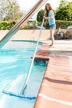 Load image into Gallery viewer, Pool Pole Telescopic 16ft - ProTuff Unlimited Free Replacement - Heavy Duty Locking Design Always Grips, Never Slips - 16 Foot Telescoping Pool Poles for Cleaning - Bonus Equipment: Threaded Adapter
