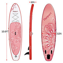 Load image into Gallery viewer, FBSPORT 10'6'' Premium Inflatable Stand Up Paddle Board, Yoga Board with Durable SUP Accessories &amp; Carry Bag | Wide Stance, Surf Control, Non-Slip Deck, Leash, Paddle and Pump for Youth &amp; Adult
