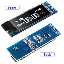 Load image into Gallery viewer, 2 Pieces I2C Display Module 0.91 Inch I2C OLED Display Module I2C OLED Screen Driver DC 3.3V - 5V (White Light)
