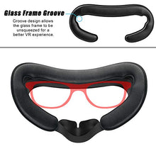Load image into Gallery viewer, AMVR VR Facial Interface Bracket &amp; PU Leather Foam Face Cover Pad Replacement &amp; Anti-Leakage Nose Pad &amp; Protective Lens Cover Comfort 5In1 Set Accessories for Oculus Quest 1 ( Not Fit Quest 2 )
