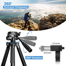 Load image into Gallery viewer, 72-inch Camera Tripod, UBeesize Portable Aluminum Alloy Tripod &amp; Monopod with Wireless Remote Shutter, Professional Travel Video Tripods with Carry Bag &amp; Phone Holder for DSLR Cameras, Cell Phones.

