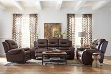 Load image into Gallery viewer, Cambridge Clark Double Reclining Love Seats Living Room Furniture, Brown

