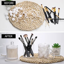 Load image into Gallery viewer, Tbestmax 15-Ounce Qtip Holder Dispenser Bathroom Containers Apothecary Jar for Cotton Ball Swab Pad Storage (4 Pack)
