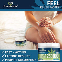 Load image into Gallery viewer, Hemp Extract Pain Relief Cream - 1,250,000 - Turmeric, MSM &amp; Arnica - Relieves Inflammation, Muscle, Joint, Back, Knee, Nerves &amp; Arthritis Pain - Made in USA - Non-GMO
