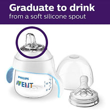 Load image into Gallery viewer, Philips Avent Natural Trainer Sippy Cup with Fast Flow Nipple and Soft Spout, 5oz, 1pk
