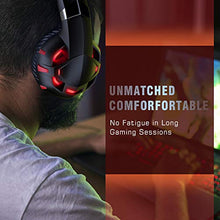 Load image into Gallery viewer, RUNMUS Gaming Headset Xbox One Headset with 7.1 Surround Sound, PS4 Headset with Noise Canceling Mic &amp; LED Light, Compatible with PC, PS4, Xbox One Controller(Adapter Not Included)
