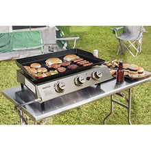 Load image into Gallery viewer, Royal Gourmet PD1300 Portable 3-Burner Propane Gas Grill Griddle,Black
