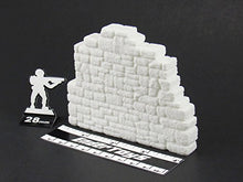 Load image into Gallery viewer, Ruined Stone Walls Set B, Terrain Scenery for Tabletop 28mm Miniatures Wargame, 3D Printed and Paintable, EnderToys
