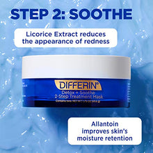Load image into Gallery viewer, Clay Face Mask by the makers of Differin Gel, Detox and Soothe 2 Step Treatment Clay Mask, Gentle Skin Care for Acne Prone Sensitive Skin, 1.75 oz
