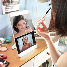 Load image into Gallery viewer, HiMirror Slide: Smart Makeup Mirror with Skin Detector, Smart Beauty Mirror with LED Lights, Vanity Mirror with Foldable Stand

