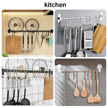 Load image into Gallery viewer, Haitis 4 Pack Over Shower Glass Door Hooks, Polished Silver, SUS 304 Stainless Steel Rack Hooks, Bathroom Frameless Drilling-Free Hanger, for Bathing Suits, Robe, Towel, Squeegee, Loofah, Shaver
