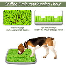 Load image into Gallery viewer, Bakumon Snuffle Mat for Dogs 21x16Inch Interactive Sniff Mats for Large Medium Small Dogs All Breed Dog Pet Snuffle Bowl Mat Nosework Training Foraging Mat Sniff Pad Feed Game Encourage Stress Relief
