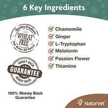 Load image into Gallery viewer, NaturVet Quiet Moments Calming Aid Dog Supplement – Helps Promote Relaxation, Reduce Stress, Storm Anxiety, Motion Sickness for Dogs – Tasty Pet Soft Chews with Melatonin – 70 Ct.
